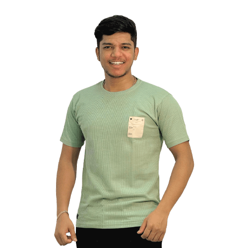 Half Sleeve T-Shirt (Light Green)